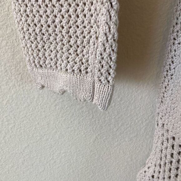 Aqua 100% Cotton Crocheted Dress Size XS (M5) - Picture 8 of 11